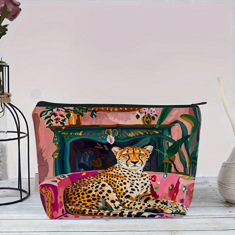 Inspiración Vintage-Bolso de Lujo con Leopardenmuster