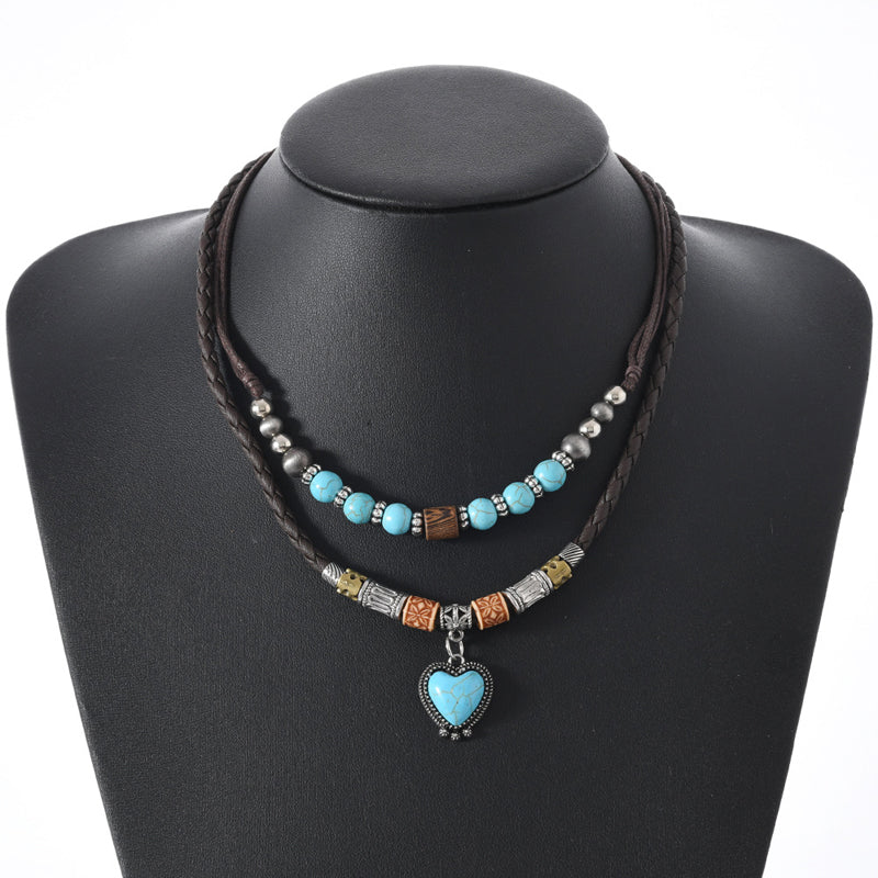 Inspiración Vintage-Collar de Alta Joyería con con Colgante Esculpido de Estilo Maison