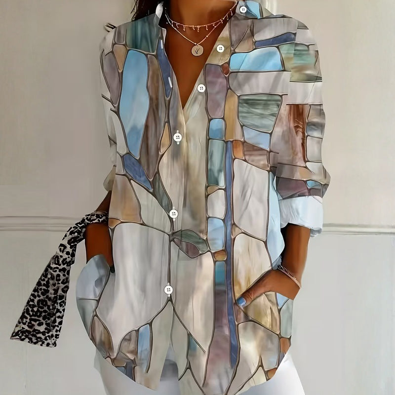 Rena | Casual Refinado Art Blusa