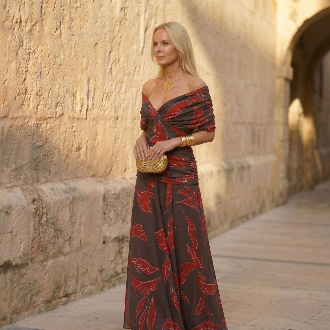 Poppy | Elegant Leaf Vestido