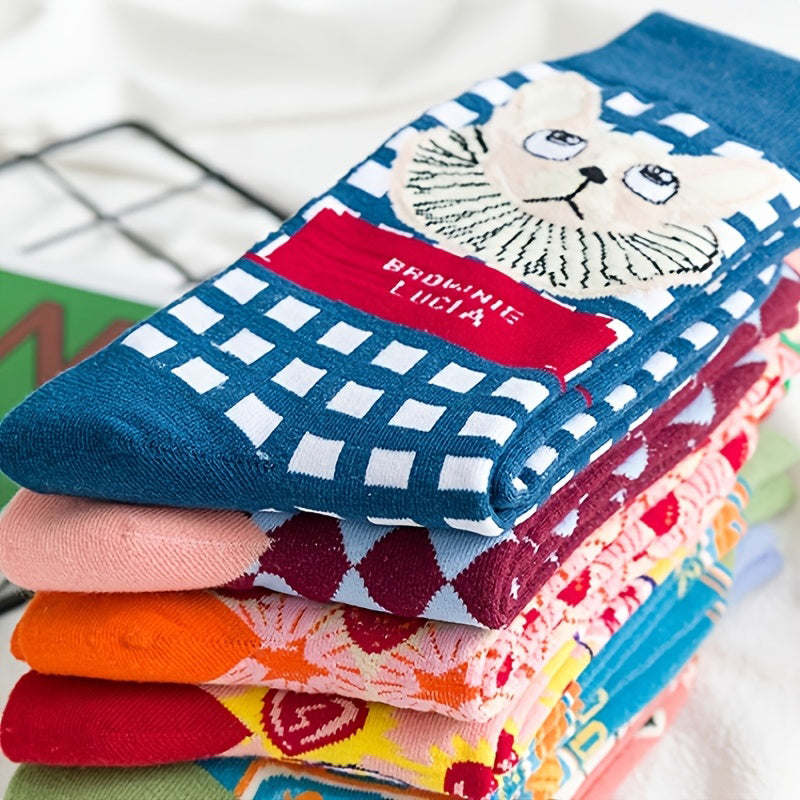 Inspiración Vintage-Freizeitsocken