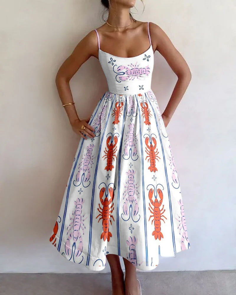 Brinleyrae | Seaside Whimsy Vestido Midi