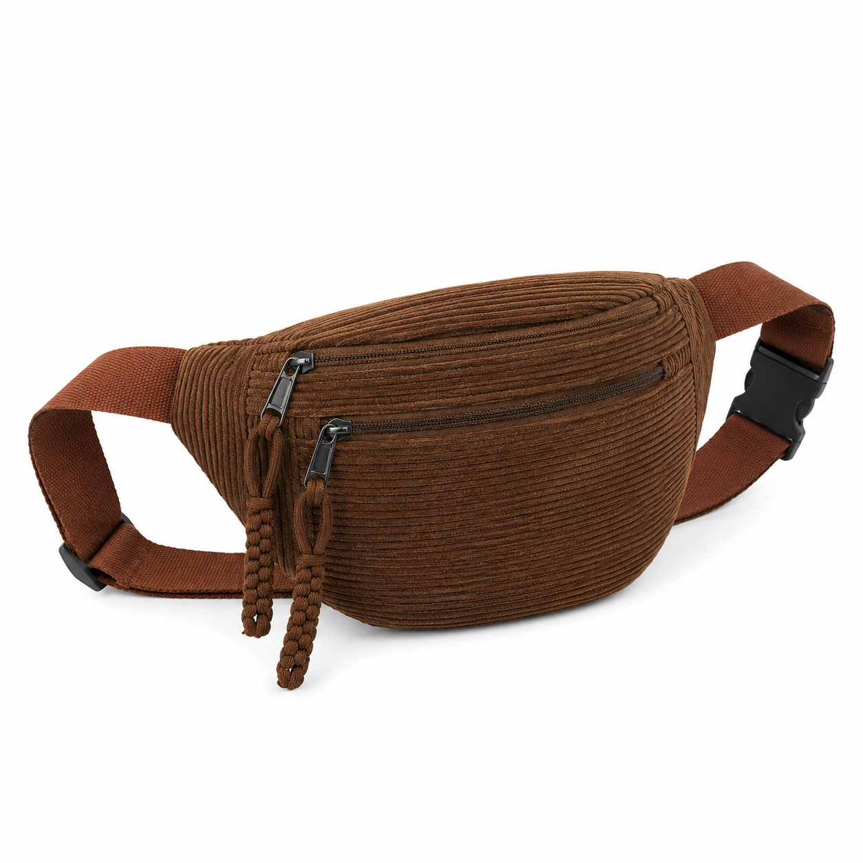 Petra | Ribbed Velvet Bolso de Hombro