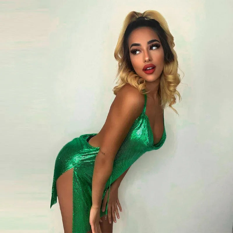 Celestia Sequin Mini Dress
