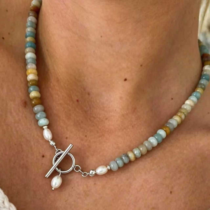 Perlenkette de Böhmischen Stil