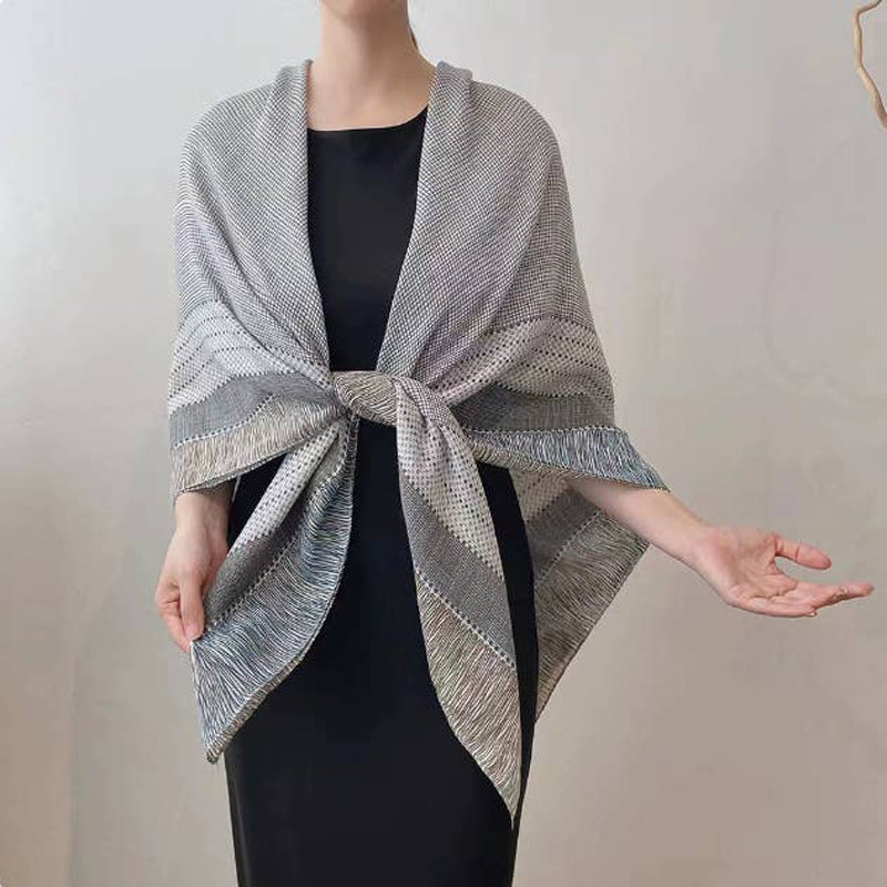 Casual Refinado Inspiración Vintage-Foulard de Cachemira