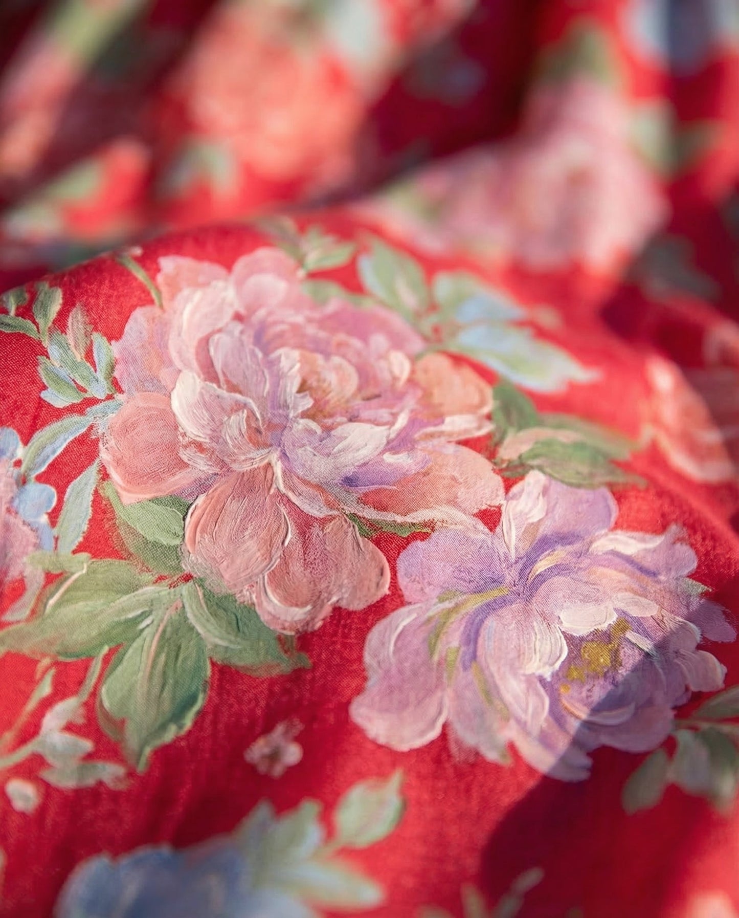 Miriam – Floral Vestido con V-Neck