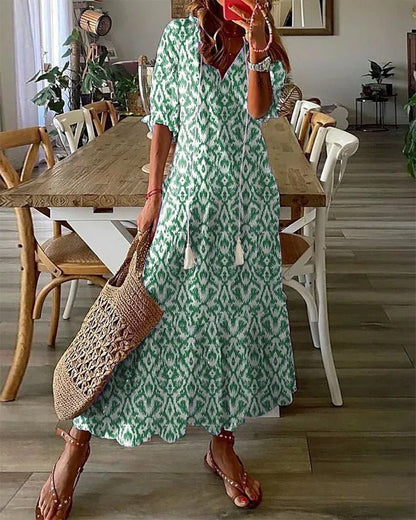 Luna | Relaxed boho style Vestido Midi