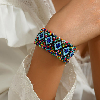 Handgewebtes Brazalete de Diseño de Estilo Maison