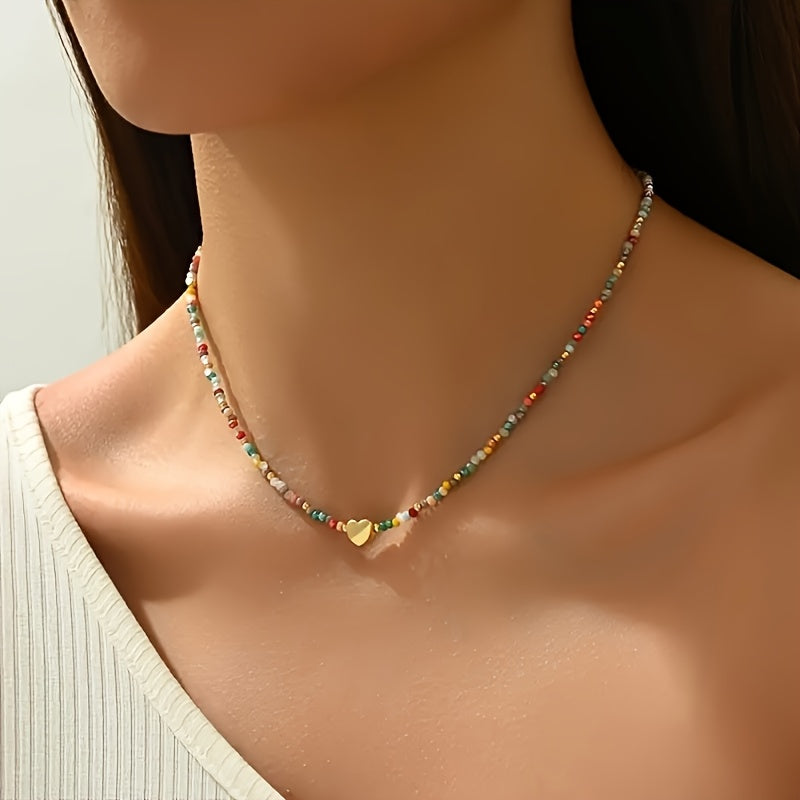 Silueta Corazón Perlenkette