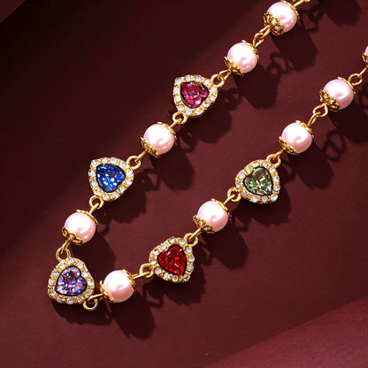 Silueta Corazón Collar de Alta Joyería de Boho-Stil