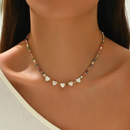 Silueta Corazón Perlenkette