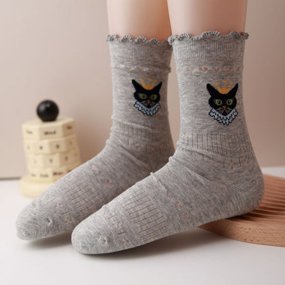 Inspiración Vintage-Freizeitsocken