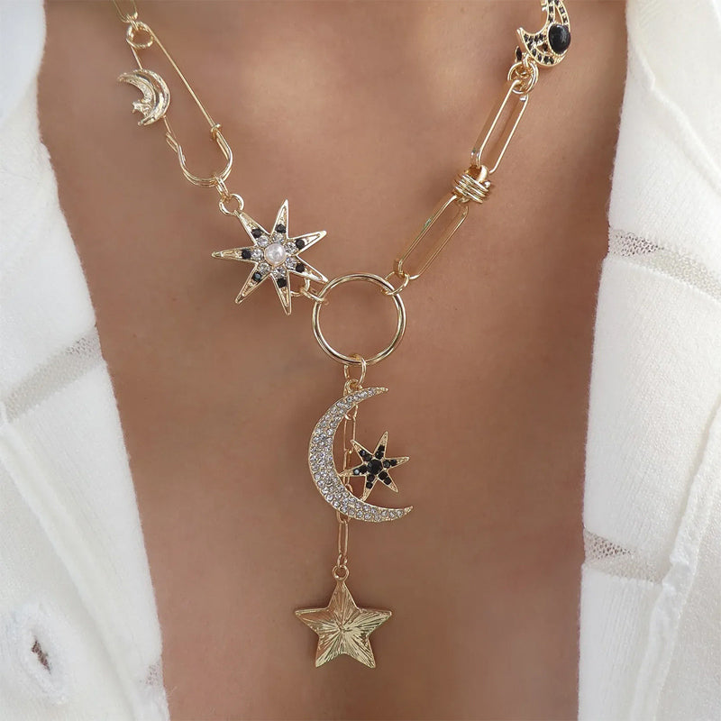 Inspiración Vintage Boho-Chic con Colgante Esculpido Collar de Alta Joyería