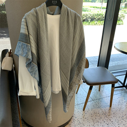 Casual Refinado Inspiración Vintage-Foulard de Cachemira