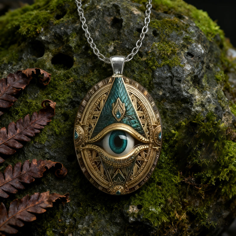 Inspiración Vintage-con Colgante Esculpido-Collar de Alta Joyería