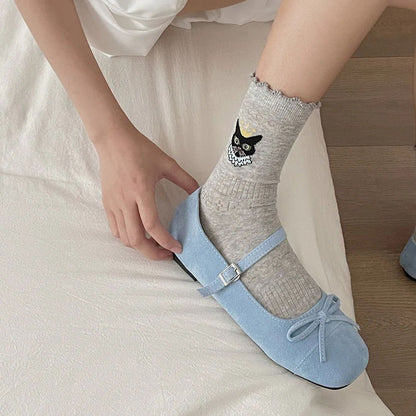 Inspiración Vintage-Freizeitsocken