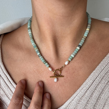 Perlenkette de Böhmischen Stil