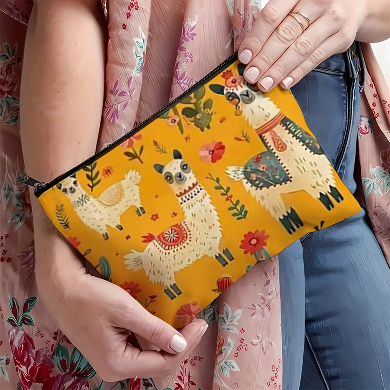 Lässige Bolso de Lujo con Alpakamuster