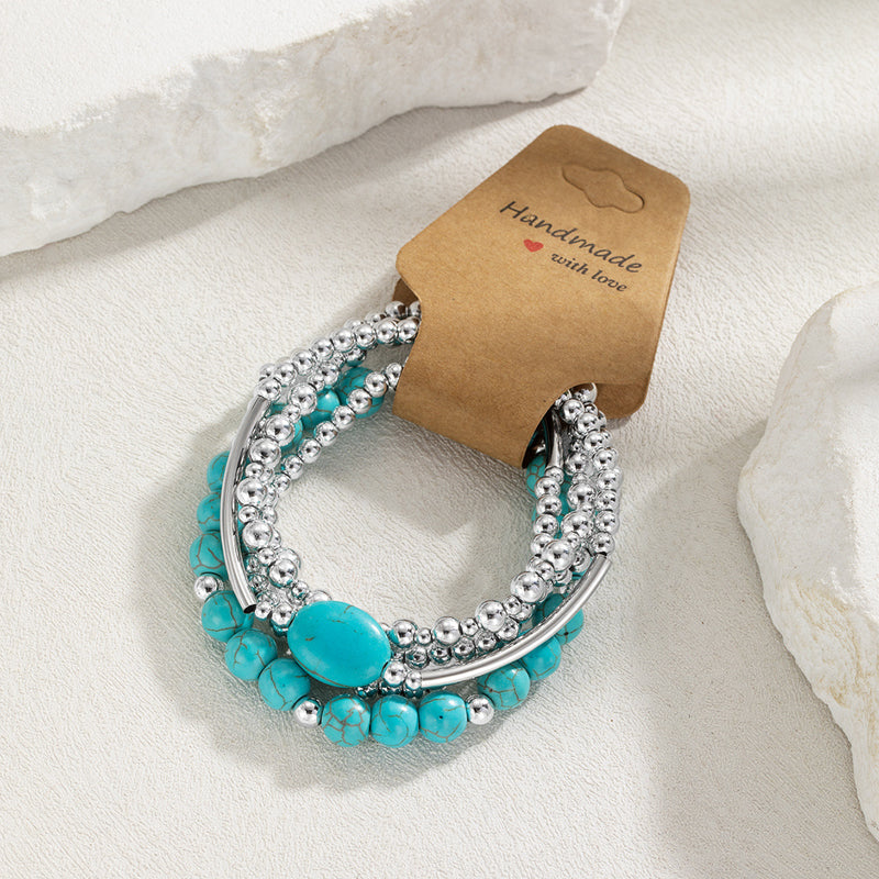 Inspiración Vintage Ethnisches Brazalete de Perlas Orgánicas