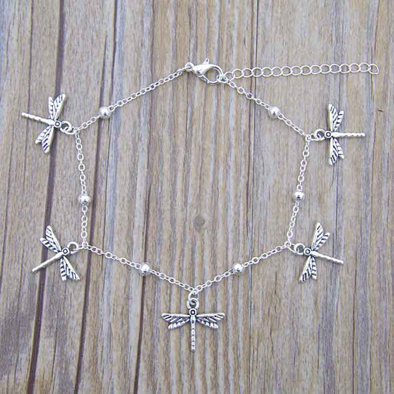 Inspiración Vintage-Brazalete de Diseño con Grabado Libélula Imperial