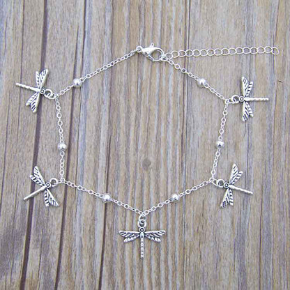 Inspiración Vintage-Brazalete de Diseño con Grabado Libélula Imperial