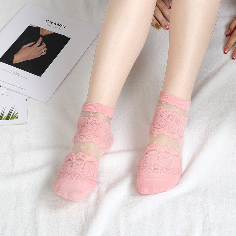 Packung con 5 Paar Atmungsaktiven Calcetines de Hilo