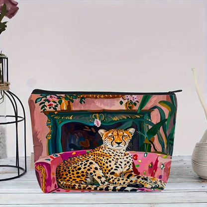 Inspiración Vintage-Bolso de Lujo con Leopardenmuster