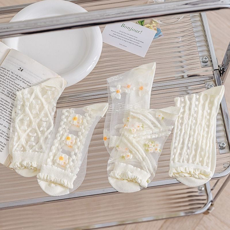 Lässige Atmungsaktive Calcetines de Hilo