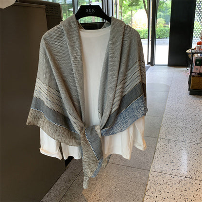 Casual Refinado Inspiración Vintage-Foulard de Cachemira