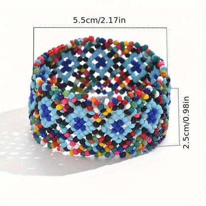Handgewebtes Brazalete de Diseño de Estilo Maison