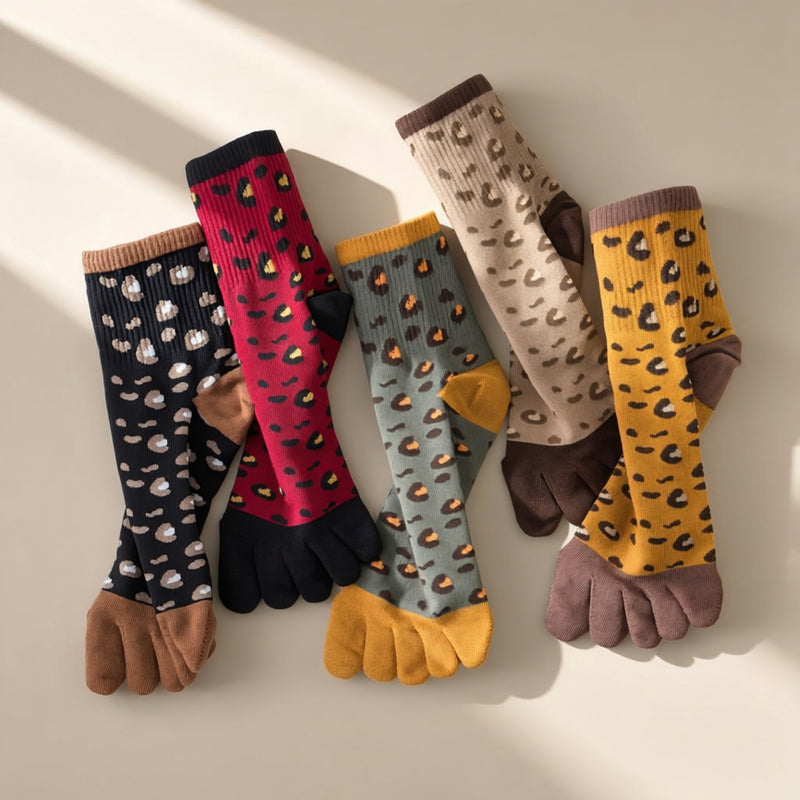 Set con 5 Paar Zehensocken