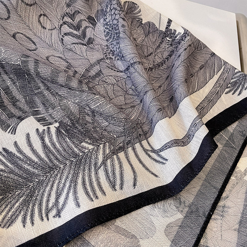 Eleganter Inspiración Vintage-Foulard de Cachemira