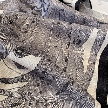 Eleganter Inspiración Vintage-Foulard de Cachemira