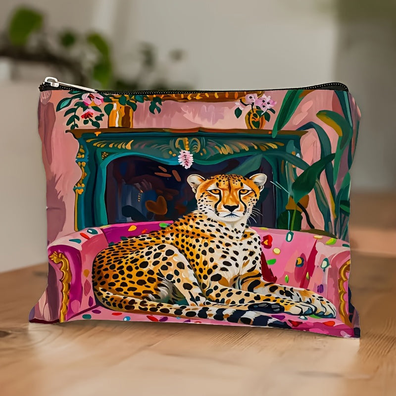 Inspiración Vintage-Bolso de Lujo con Leopardenmuster