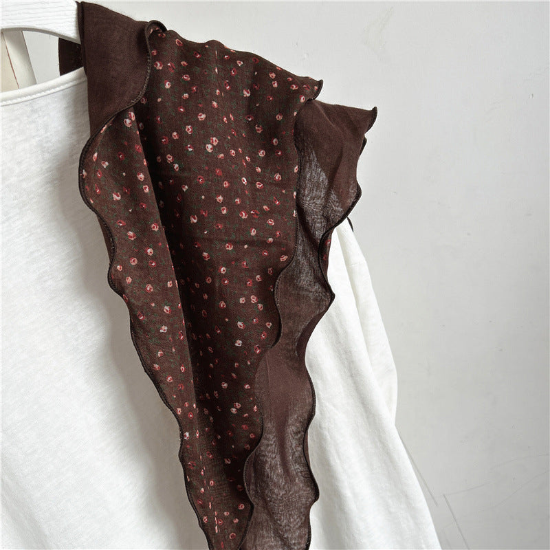 Inspiración Vintage-Foulard de Cachemira con Motivo Botánico