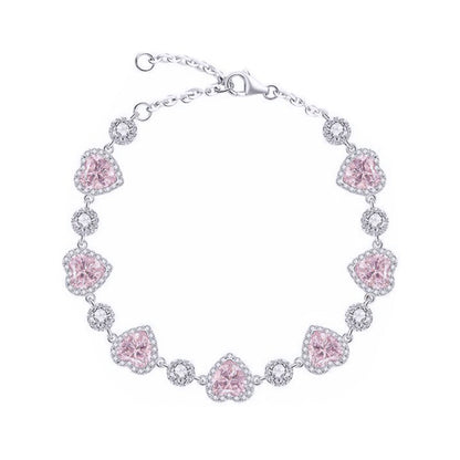 Elegancia Suprema Brazalete Corazón Sublime