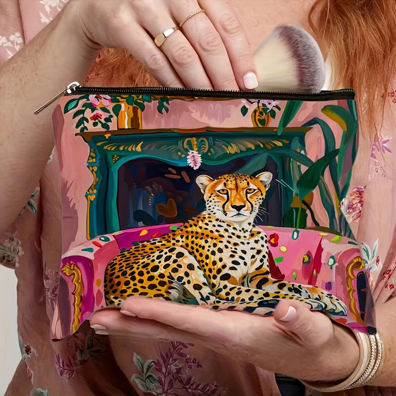 Inspiración Vintage-Bolso de Lujo con Leopardenmuster