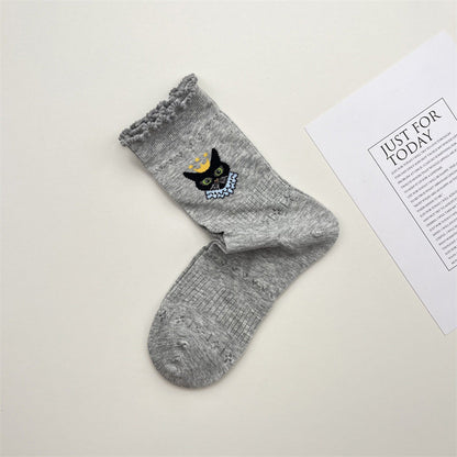 Inspiración Vintage-Freizeitsocken
