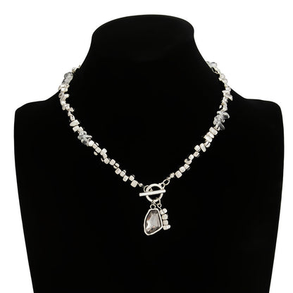 Inspiración Vintage-con Colgante Esculpido-Collar de Alta Joyería