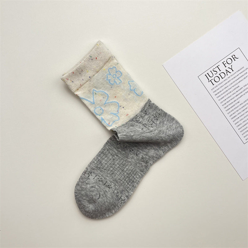 Inspiración Vintage-Freizeitsocken
