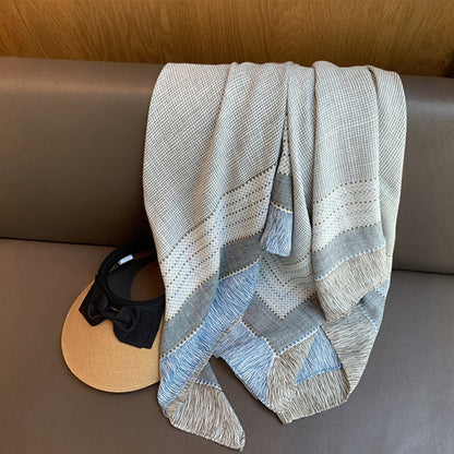 Casual Refinado Inspiración Vintage-Foulard de Cachemira
