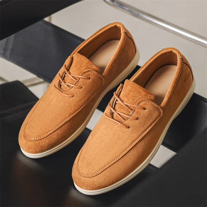 Claudio Lace-up Suede Loafer