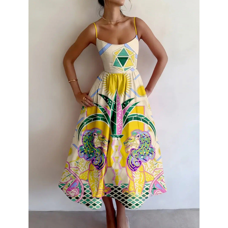 Zephyrelle | Sun Temple Vestido Midi