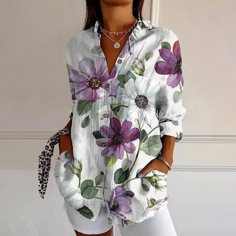 Avery | Floral Spring Print Blusa