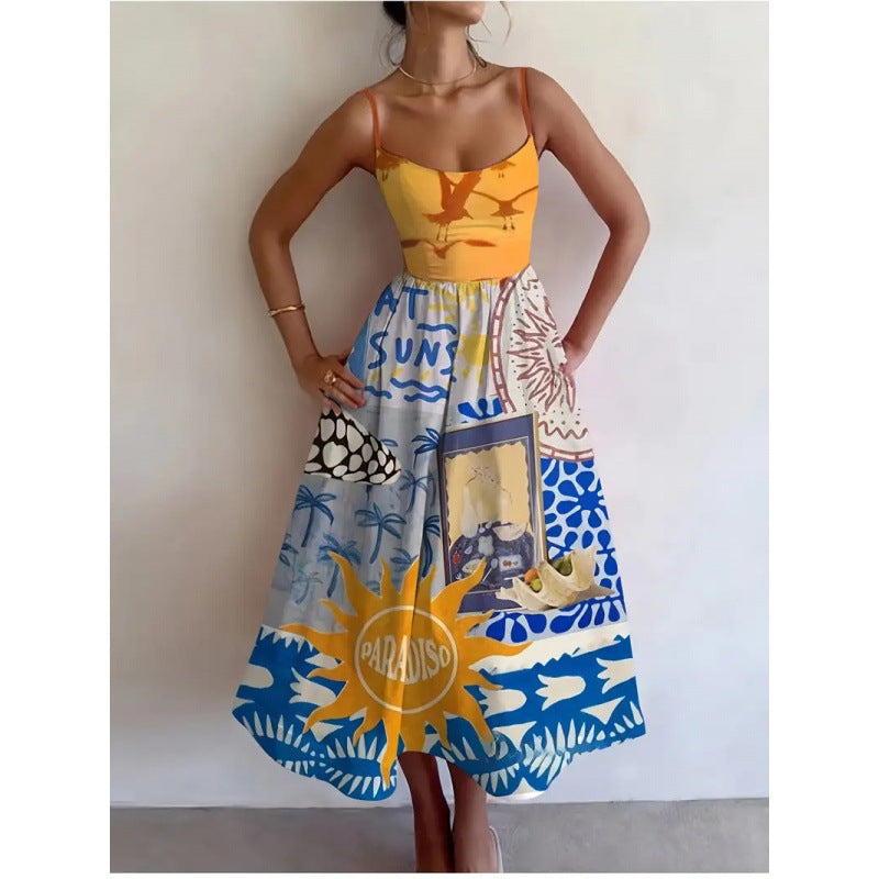 Calyndra | Paradise Sun Vestido Midi