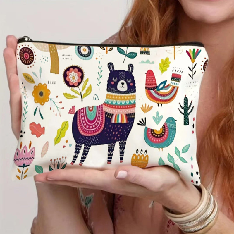 Lässige Bolso de Lujo con Alpakamuster