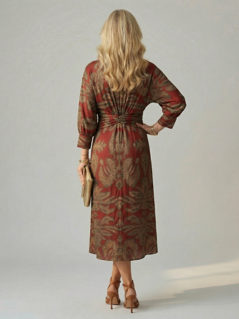 Lune | Natural Wrap Vestido Midi