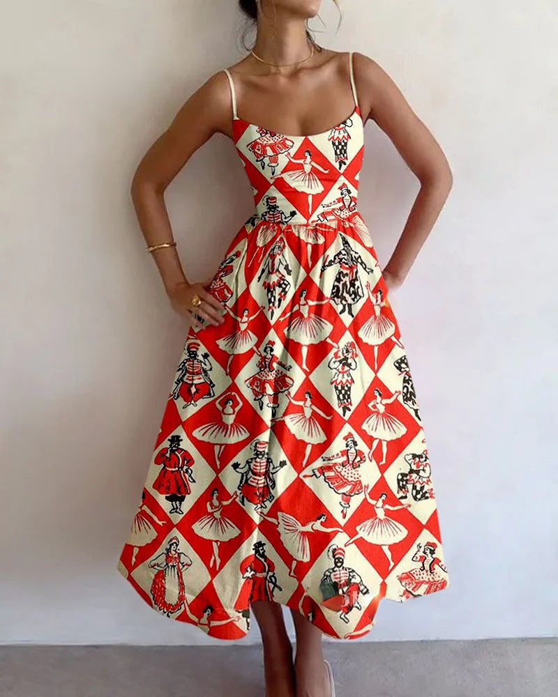 Virella | Inspiración Vintage Carousel Vestido Midi