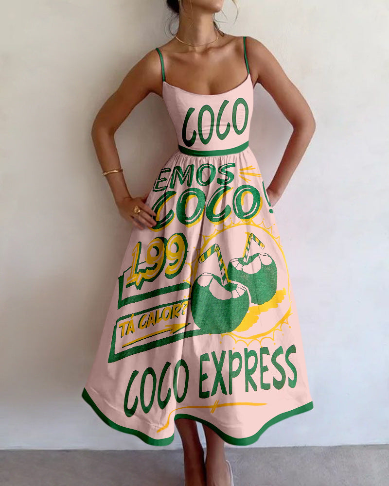 Tallulah | Tropical Market Vestido Midi
